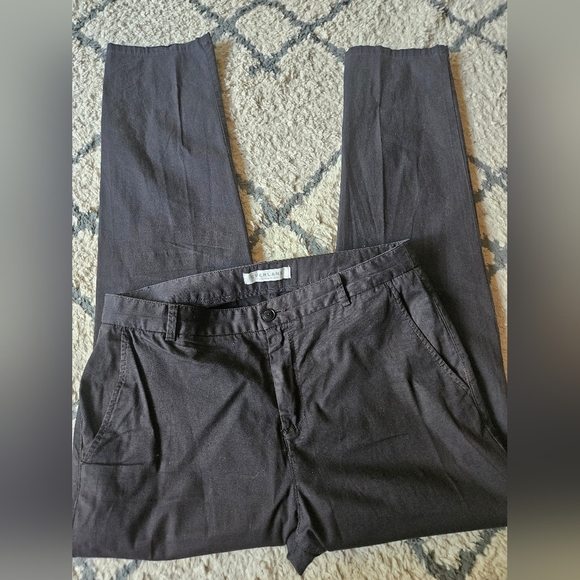 Everlane Flat Front Straight Leg Mens Trouser Pant 33/32 - Picture 1 of 6